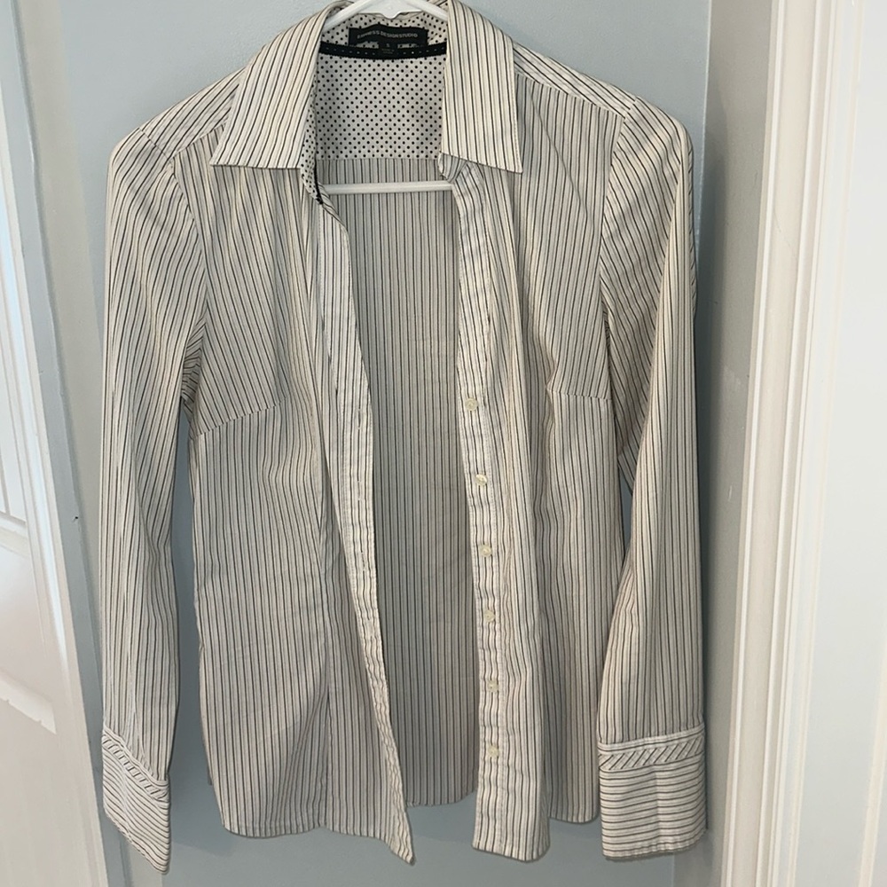 Express Button Down pinstripe Shirt